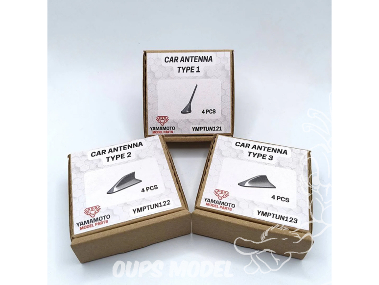 Yamamoto YMPTUN122 Antenne de voiture type 2 1/24