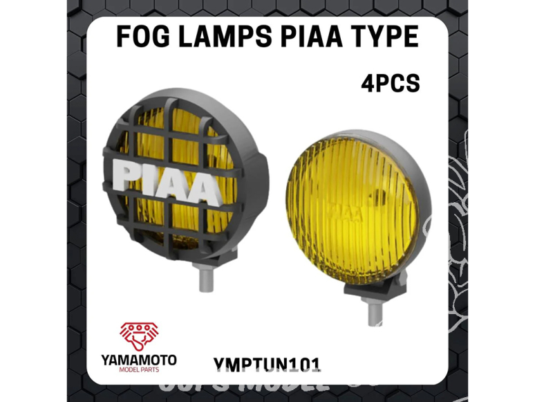 Yamamoto YMPTUN101 PHARES ANTIBROUILLARD DE TYPE PIAA 1/24