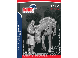 Dynamo models figurine 72068 Cavalerie Française au repos No.1 1940 1/72