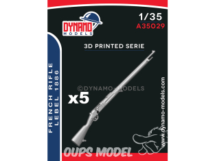 Dynamo models accessoires A35029 Fusil Français Lebel 1886 x5 1/35