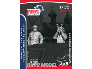 Dynamo models figurine 35211 Equipage de char Allemand "Seelow Heights 1945" 1/35