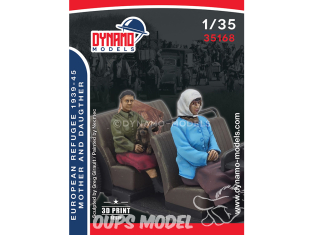 Dynamo models figurine 35168 Réfugiés Européen 1939-45 Mère et Fille 1/35