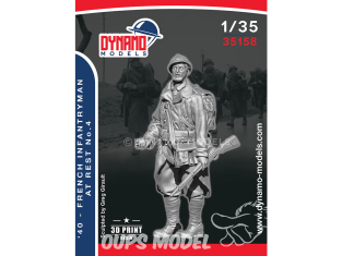 Dynamo models figurine 35158 Fantassin Français au repos 1940 No.4 1/35