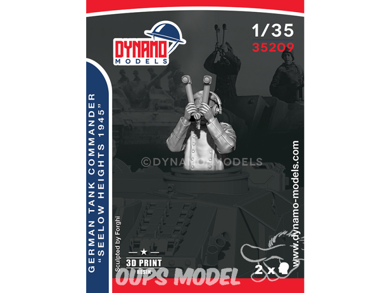 Dynamo models figurine 35209 Commandant de char Allemand "Seelow Heights 1945" 1/35