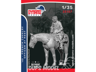 Dynamo models figurine 35157 Cavalier Français au repos 1940 No.2 1/35