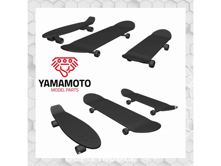 Yamamoto YMPTUN060 SKATEBOARD KIT 1/24