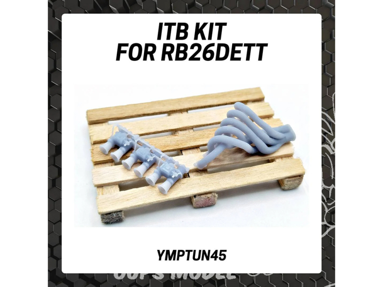 Yamamoto YMPTUN045 RB26DE ITB KIT POUR TAMIYA 24090 1/24