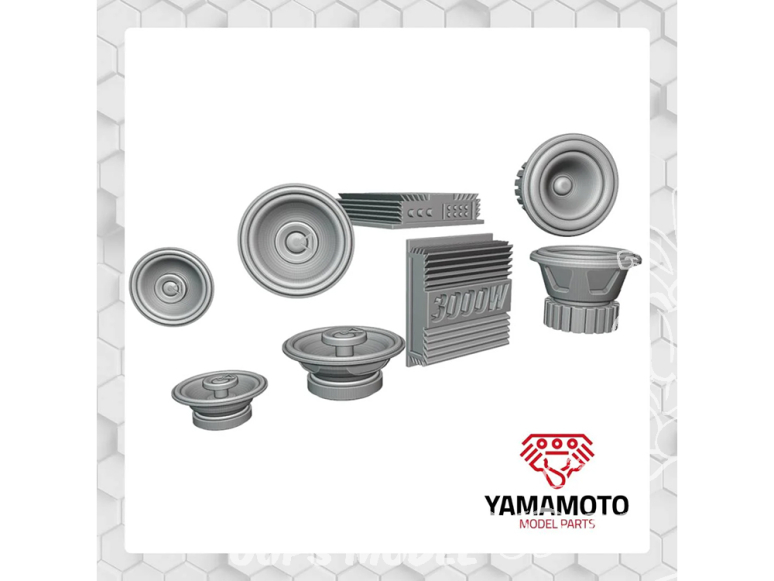 Yamamoto YMPTUN032 ENSEMBLE AUDIO DE VOITURE 1/24