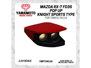 Yamamoto YMPTUN136 PHARES ESCAMOTABLES MAZDA RX-7 KNIGT SPORT TYPE POUR TAMIYA 24116 1/24