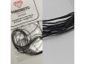 Yamamoto YMPTUN068 TUYAU TRESSÉE NOIR 0,3MM 2M 1/24