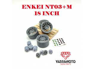 Yamamoto YMPRIM010 Jantes ENKEI NT03+M 18" 1/24