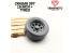 Yamamoto YMPRIM015 Jantes CRAGAR 397 15" avec pneus 1/24