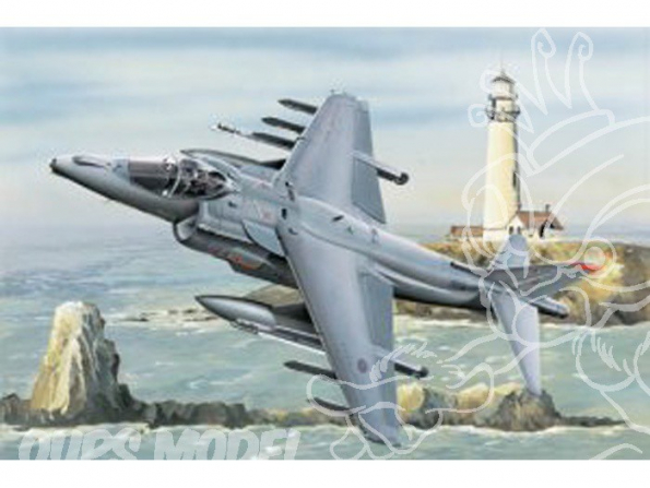 TRUMPETER maquette avion 02287 BAe "HARRIER" GR. Mk 7 - ROYAL AIR FORCE 1/32