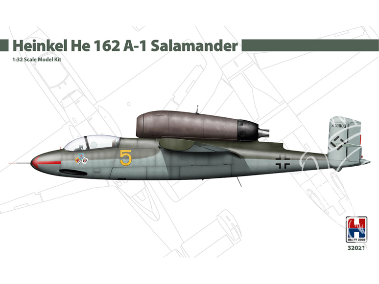 Hobby 2000 maquette avion 32021 Heinkel He 162 A-1 Salamander 1/32