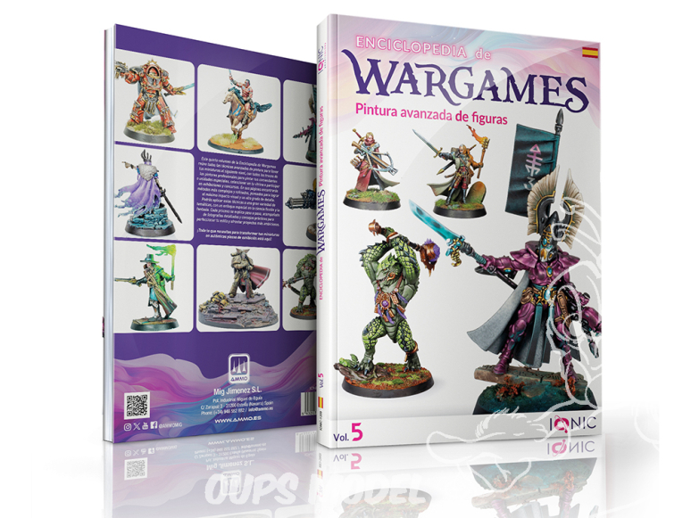 IONIC MIG librairie 1309 Encyclopédie de Wargames Volume 5 Advanced Painting Figurines en Espagnol