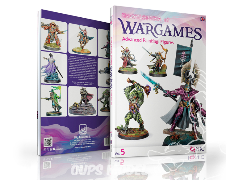 IONIC MIG librairie 1304 Encyclopédie de Wargames Volume 5 Advanced Painting Figurines en Anglais