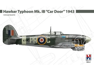 Hobby 2000 maquette avion 48045 Hawker Typhoon Mk.IB "Car Door" 1943 1/48