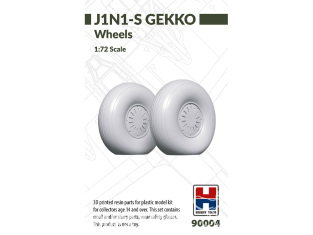 Hobby 2000 maquette accessoire avion 90004 Roues affaissées J1N1-S GEKKO 1/72