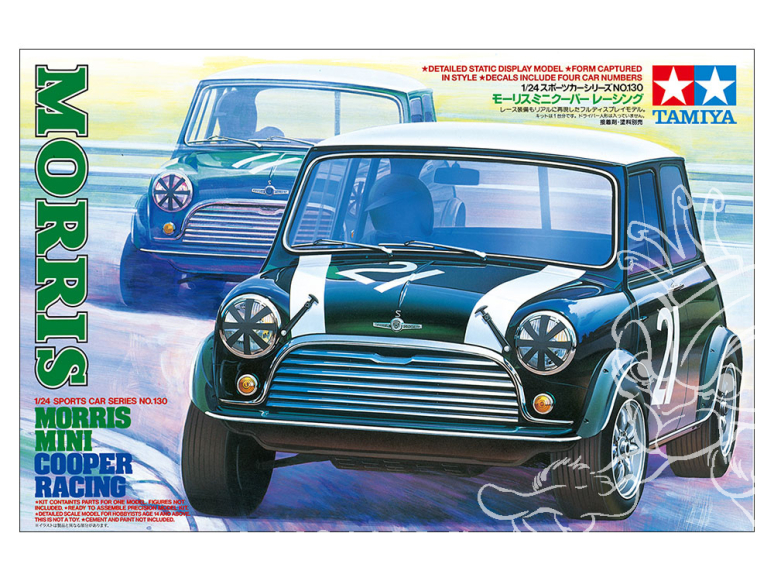 TAMIYA maquette voiture 24130 Morris Mini Cooper Racing 1/24