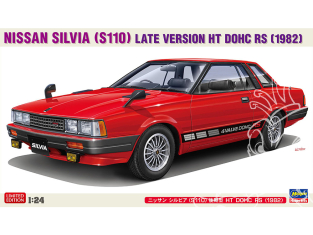 Hasegawa maquette voiture 20797 Nissan Silvia (S110) Premier Modèle HT DOHC RS 1982 1/24