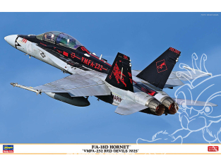 HASEGAWA maquettes avion 07562 F/A-18D Hornet VMFA-232 Red Devils 2025 1/48