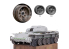 Liang Model amélioration S105 Roues de train roulant T-72 1/35