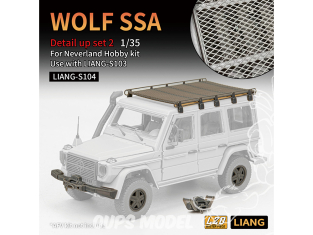 Liang Model amélioration S104 Set détails Wolf SSA Set 2 Neverland Hobby 1/35