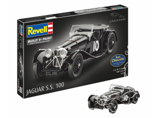 Revell maquette 77752 Starter Kit Jaguar SS 100 peinture et accessoires de base 1/32
