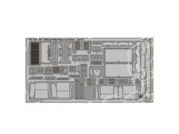 Eduard photodecoupe militaire 36158 Exterieur M-7 Mid production 1/35