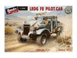 Thunder Model maquette militaire 35313 Édition Standard LRDG F8 Pilot Car 1/35