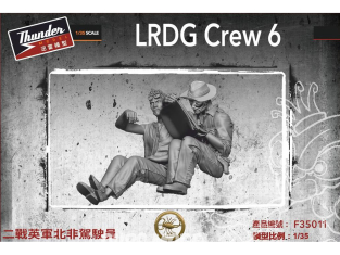 Thunder Model maquette militaire F35011 LRDG Equipage Set 6 1/35