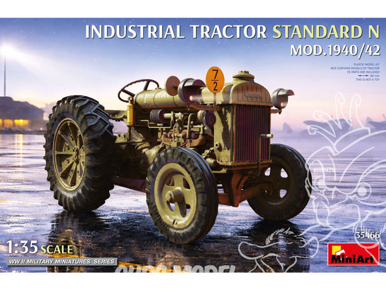 Mini Art maquette militaire 35466 TRACTEUR INDUSTRIEL Fordson STANDARD N MOD 1940/42 1/35