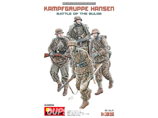 Mini Art maquette militaire 53051 KAMPFGRUPPE HANSEN BATAILLE DES ARDENNES 1/35
