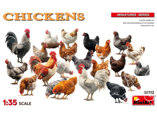 Mini Art maquette militaire 38112 POULES 1/35