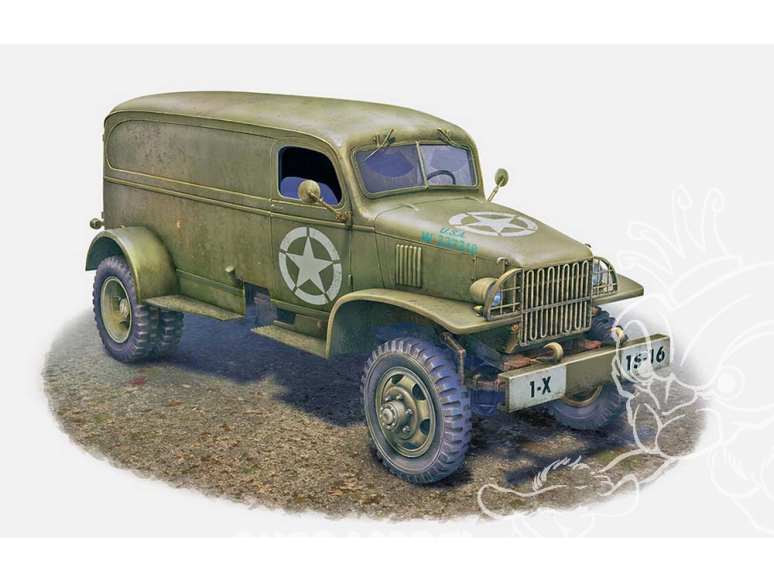 Ace Maquettes Militaire 72601 Camion de livraison à carrosserie fermée (Panel Delivery) US Army G7105 (G506) 1/72