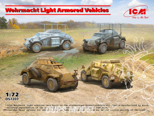 Icm maquette militaire DS7207 Véhicules blindés légers de la Wehrmacht 1/72