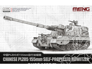 Meng maquette militaire 72-014 L’obusier automoteur PLZ05 à l’échelle 1/72