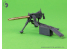 Master Model GM-35-088 Mitrailleuse Browning M1919 A4 calibre .30 (7,62 mm) sur trépied M2 (avec caisse de munitions M1) 1/35