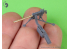 Master Model GM-35-088 Mitrailleuse Browning M1919 A4 calibre .30 (7,62 mm) sur trépied M2 (avec caisse de munitions M1) 1/35