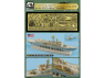 AFV maquette bateau AG35067 Kit de photodécoupe pour frégate de classe Oliver Hazard Perry (USN) 1/700