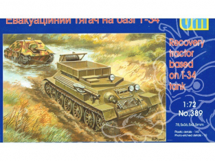 UM Unimodels maquettes militaire 389 CHAR DE DEPANNAGE T-34 SOVIETIQUE 1/72