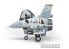AFV CLUB maquette avion Q006 Q-Scale Avion de chasse F-16C style oeuf