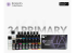 Kaleido Colorworks peinture acrylique 46760 Set de 24 couleurs primaires Set B 24 x 20ml
