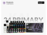 Kaleido Colorworks peinture acrylique 46760 Set de 24 couleurs primaires Set B 24 x 20ml