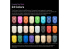 Kaleido Colorworks peinture acrylique 46760 Set de 24 couleurs primaires Set B 24 x 20ml