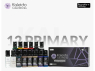 Kaleido Colorworks peinture acrylique 46777 Set de 12 couleurs primaires mates 12 x 20ml