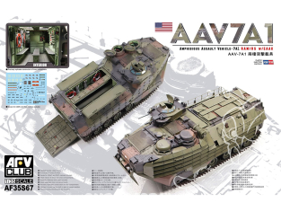Afv Club maquette militaire 35S67 Véhicule d'assaut amphibie AAV-7A1 (nouvelle version) 1/35