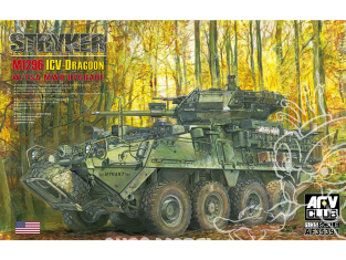 AFV maquette militaire AF35391 Véhicule de transport d'infanterie Stryker M1296 Dragoon 1/35