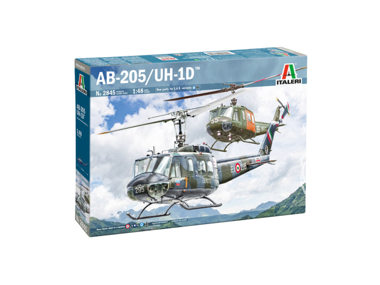 Italeri maquette helicoptere 2845 AB-205 / UH-1D « SAR » 1/48