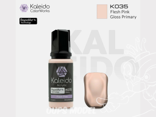 Kaleido Colorworks peinture acrylique K035 Chair rose brillant - Flesh Pink gloss 20ml
